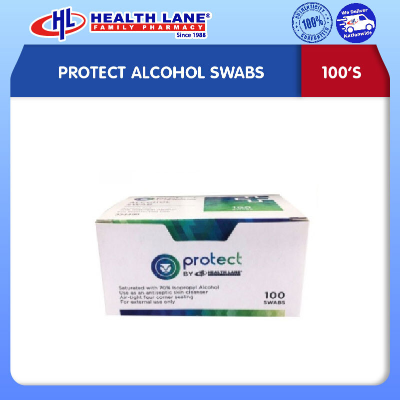 PROTECT ALCOHOL SWABS (100'S)